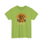 Best Golden Retriever Dad with Beer and Shades T-Shirt