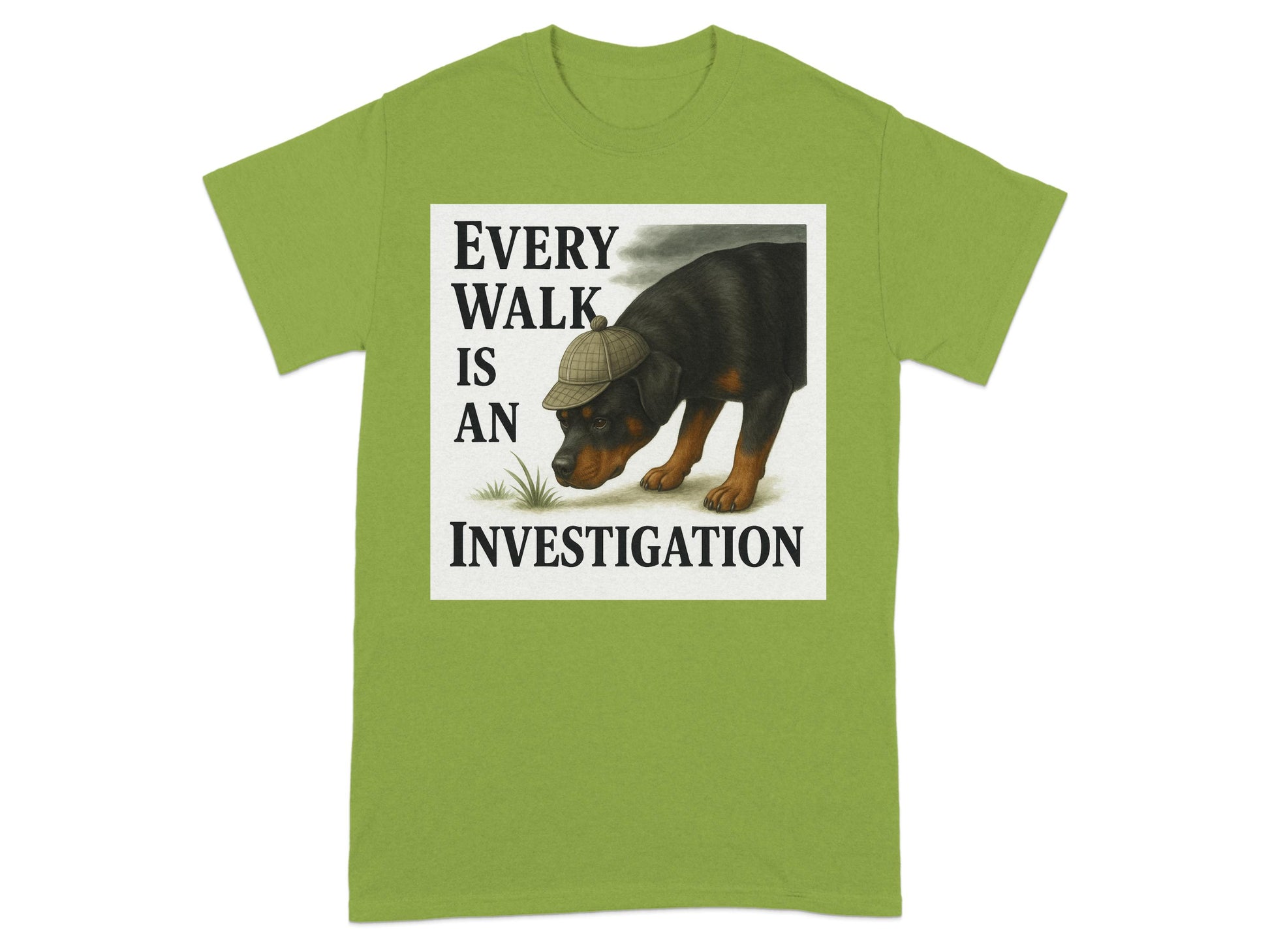 Every Walk is an Investigation T-shirt product