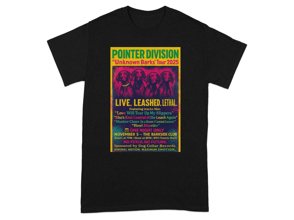 POINTER DIVISION Unknown Barks Tour 2025 T-shirt product