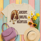 migbackfill ancient-soul-bracco-italiano-t-shirt tee flat lay hero v8