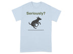 Seriously Dog Silhouette Graphic Shirt