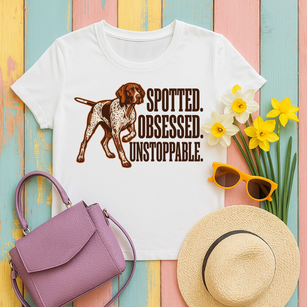 Spotted. Obsessed. Unstoppable. GSP T-Shirt in White