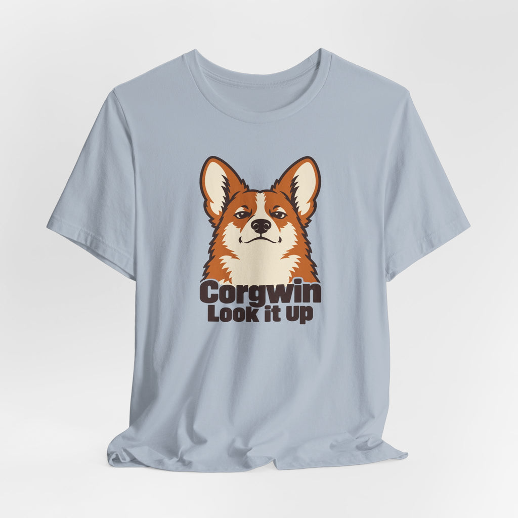 Corgwin Look It Up Corgi T-Shirt