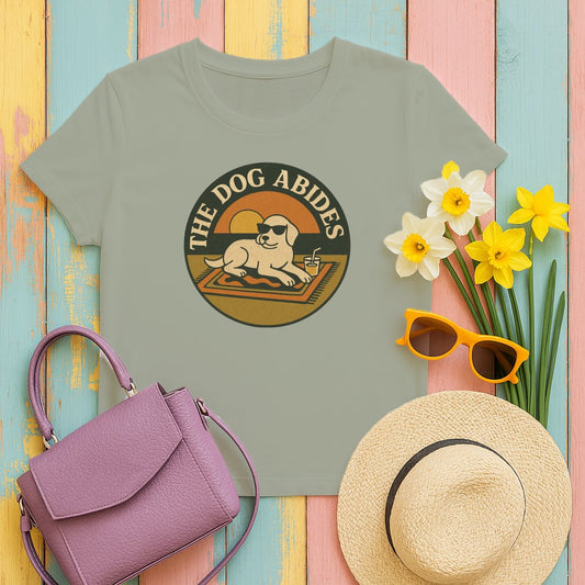 The Dog Abides Illustration Graphic Tee product type