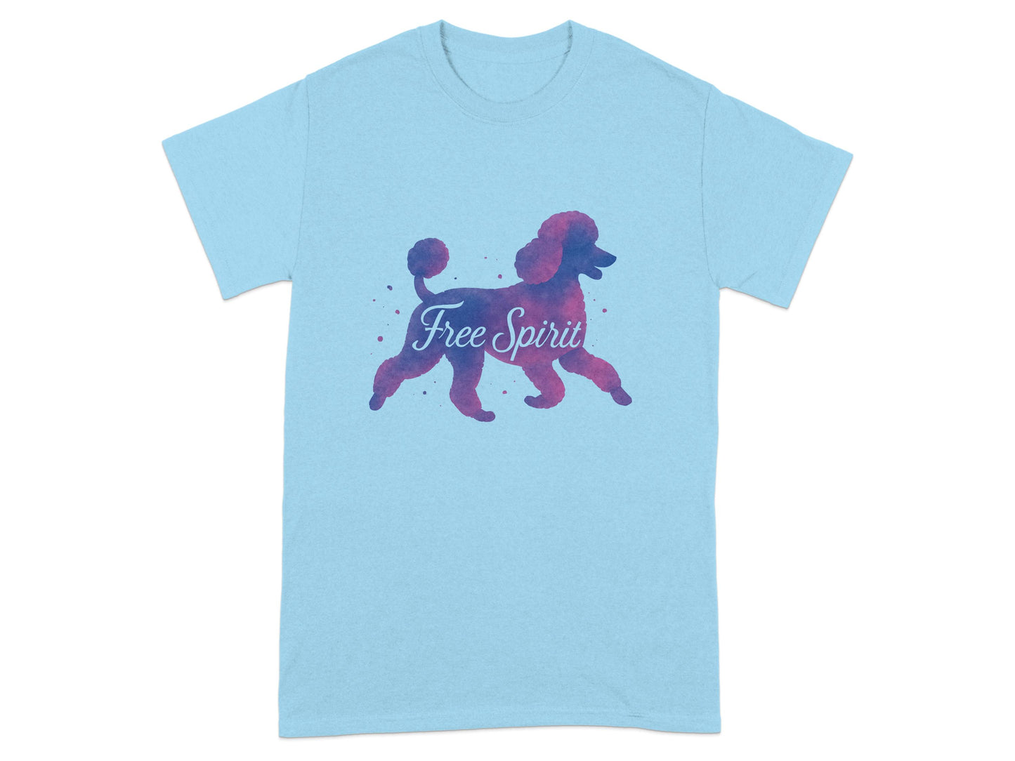 Free Spirit Poodle Art Graphic Print T-Shirt product