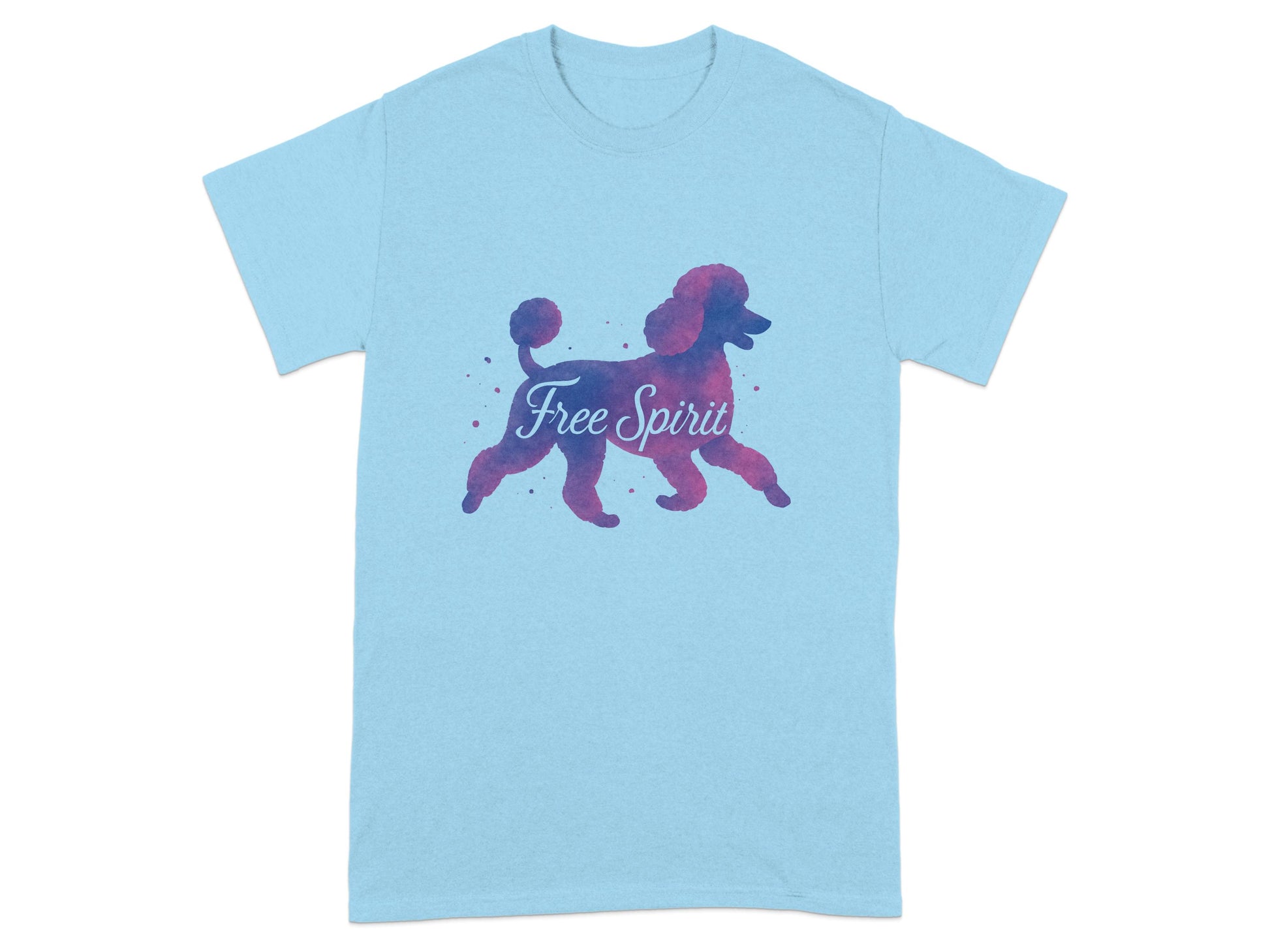 Free Spirit Poodle Art Graphic Print T-Shirt product