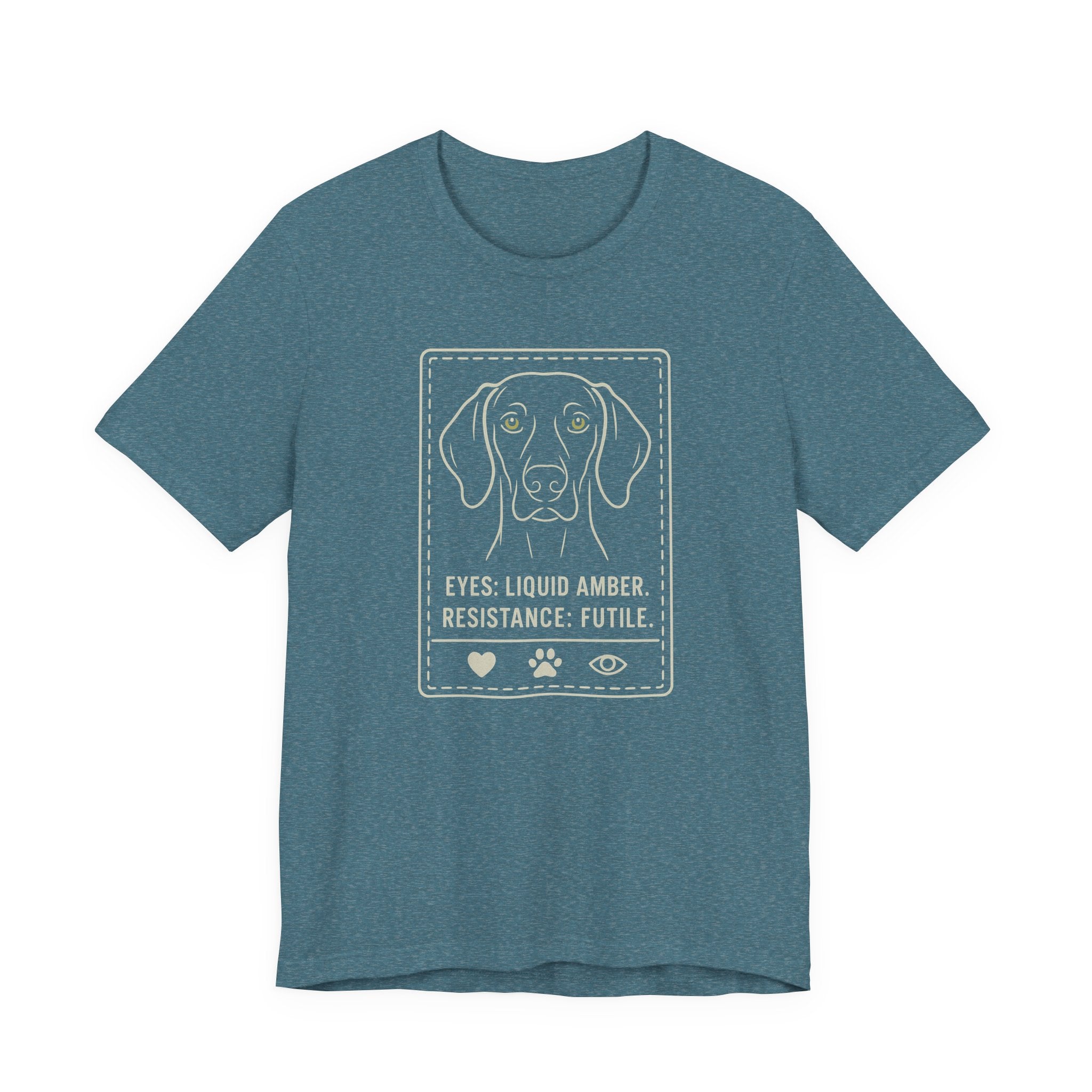 Weimaraner Eyes Liquid Amber Tee