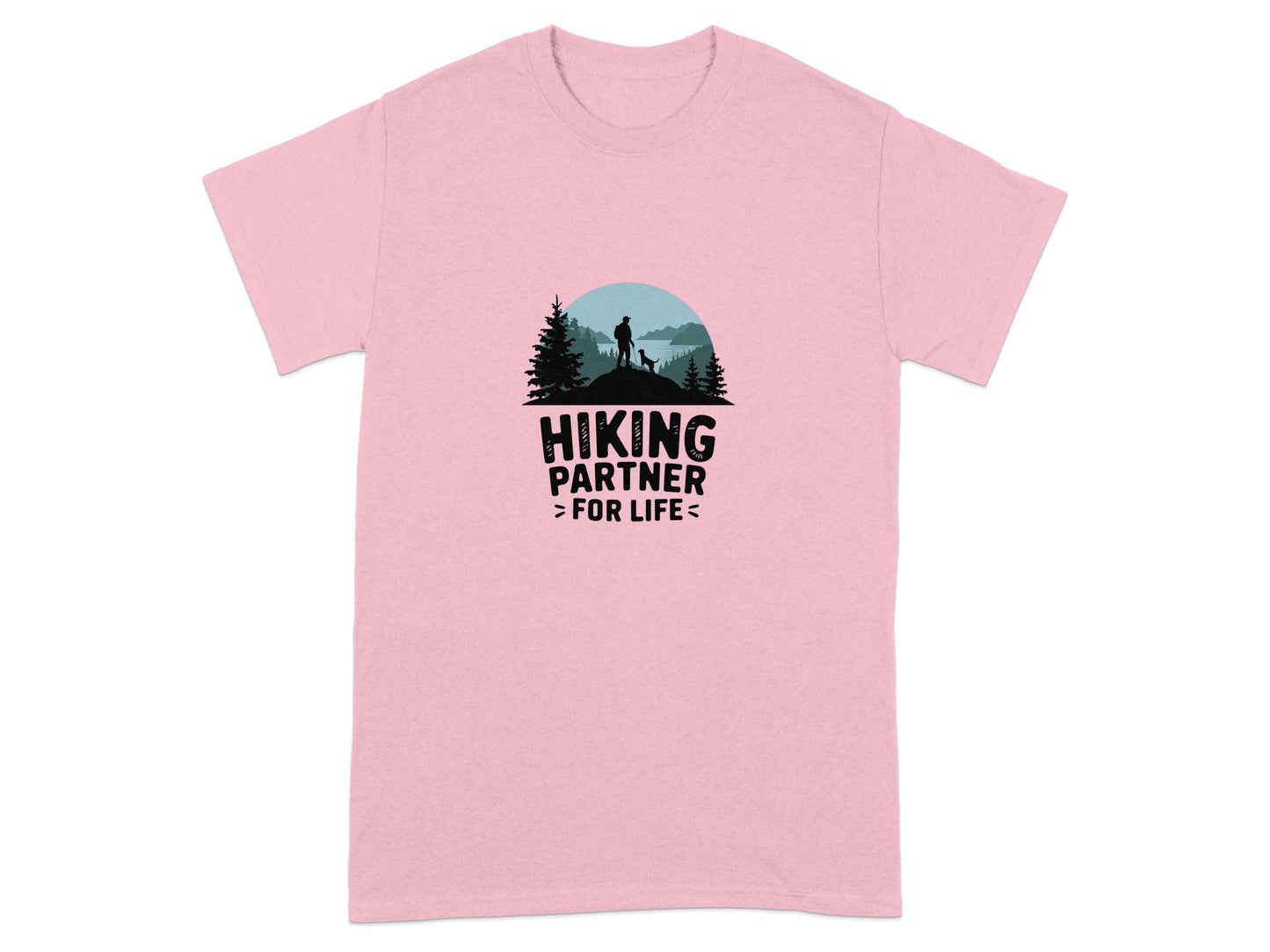 Hiking Partner For Life printed design Tshirt product