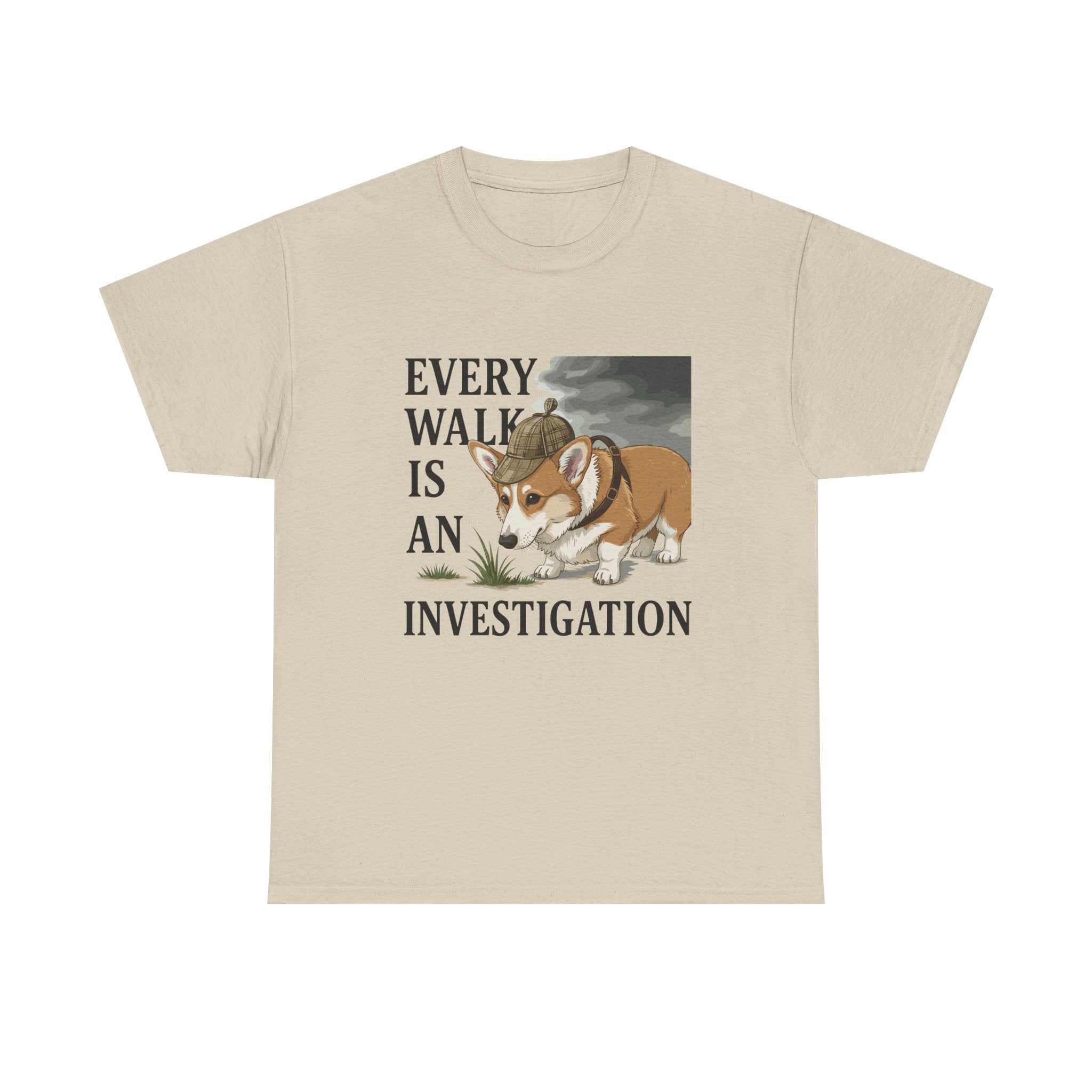 Every Walk Corgi Dog Detective T-Shirt
