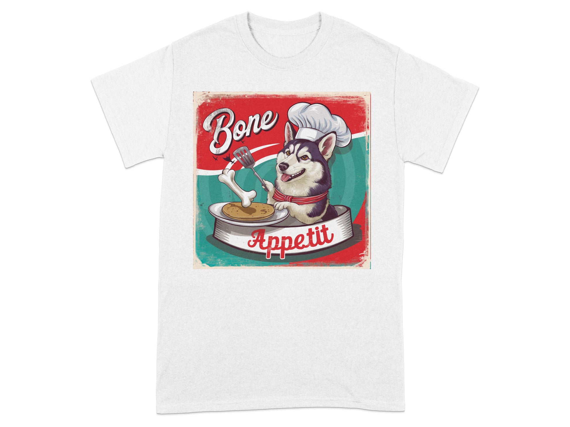 Bone Appetite Graphic Chef Dog T-shirt product type