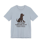 Irish Water Spaniel She Found Something To Do Tee