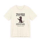 Irish Water Spaniel Trained At All Times Tee