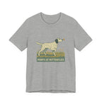 English Setter Points at Butterflies Tee