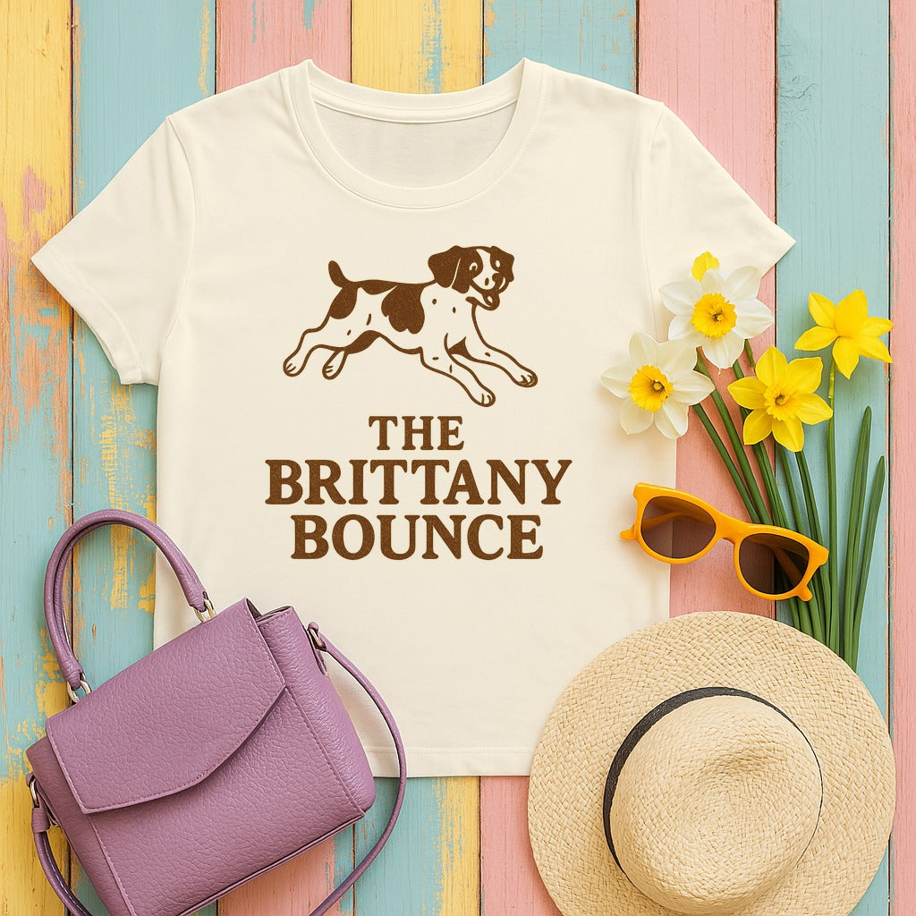 The Brittany Bounce T-shirt in Natural