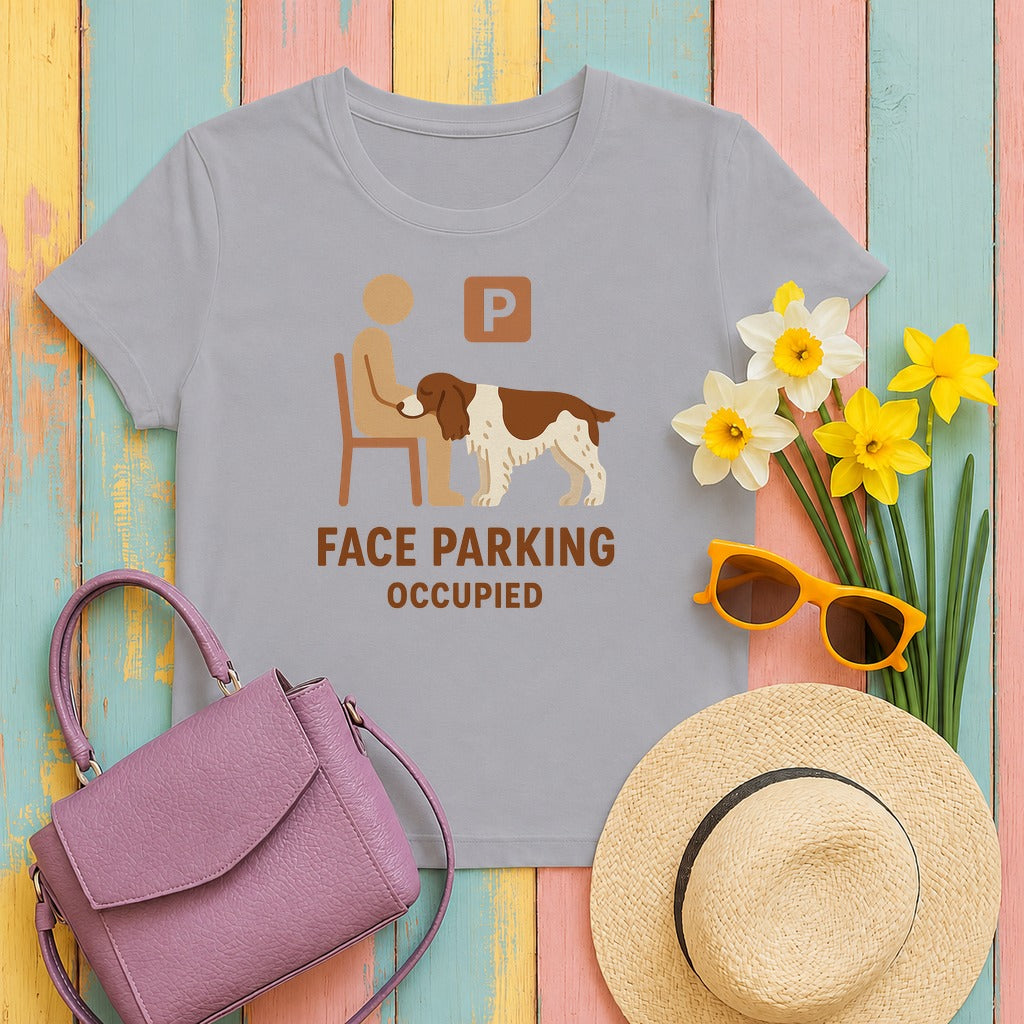Springer Face Parking Tee in Athletic Heather
