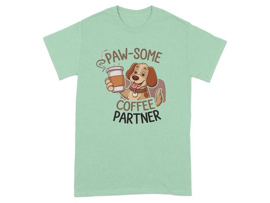Paw-Some Coffee Partner Graphic Tee product type