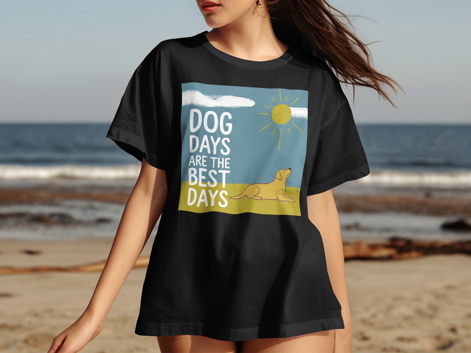 Dog Days Are The Best Days Graphic T-shirt