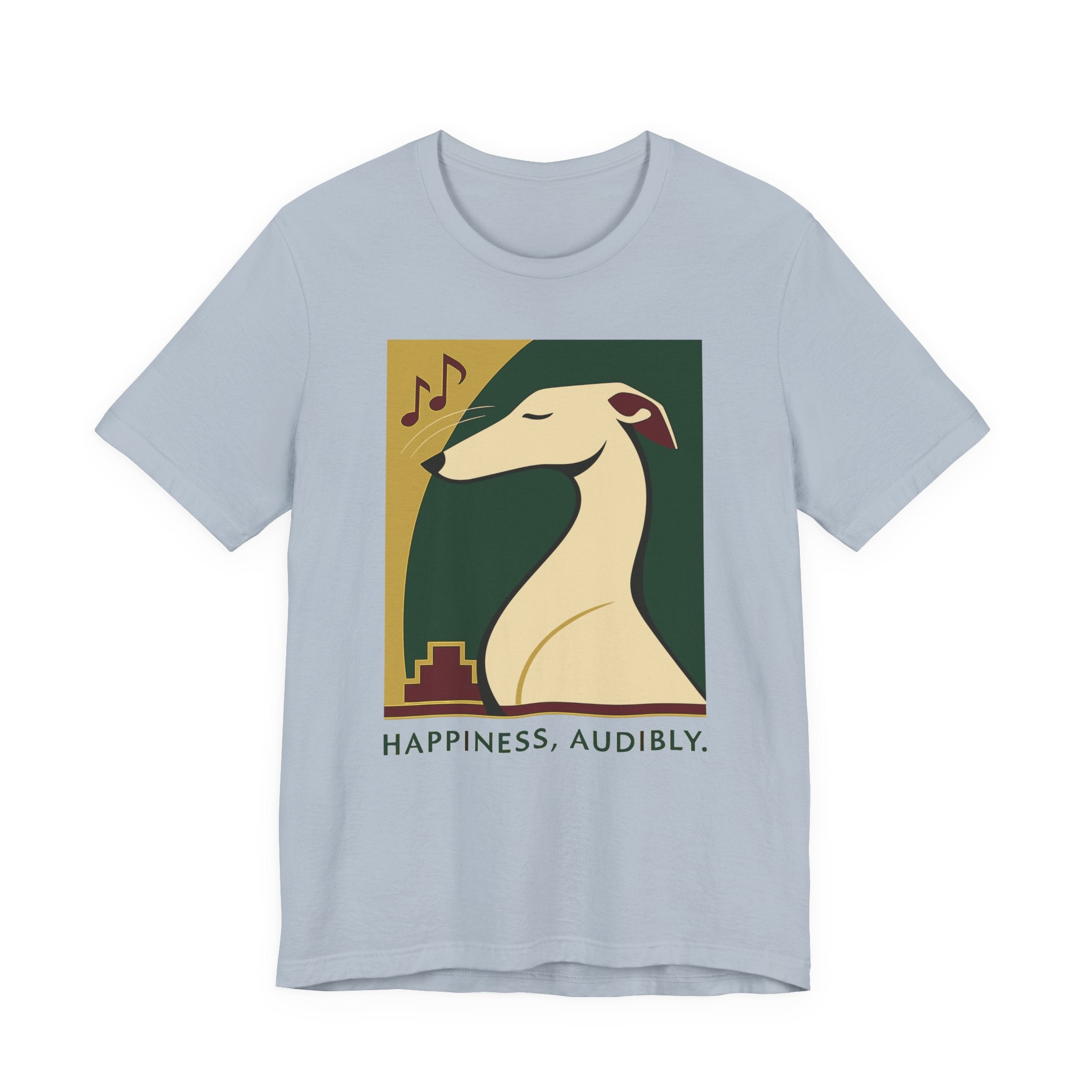 Greyhound Happiness Audibly Tee