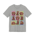 Neon Chocolate Labrador Collage T-Shirt