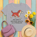 Welsh Springer Spaniel Empty Mouth Problem T-shirt in Athletic Heather