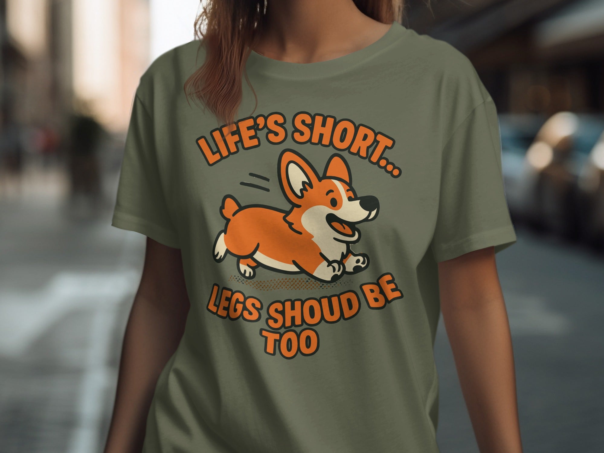 Life's Short Legs Should Be Too Funny Corgi Tee