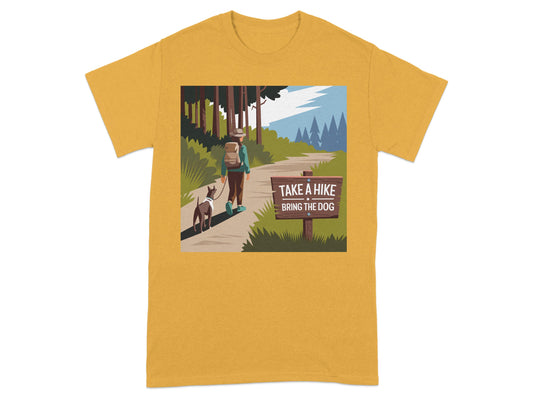 Take a Hike Bring the Dog T-shirt product
