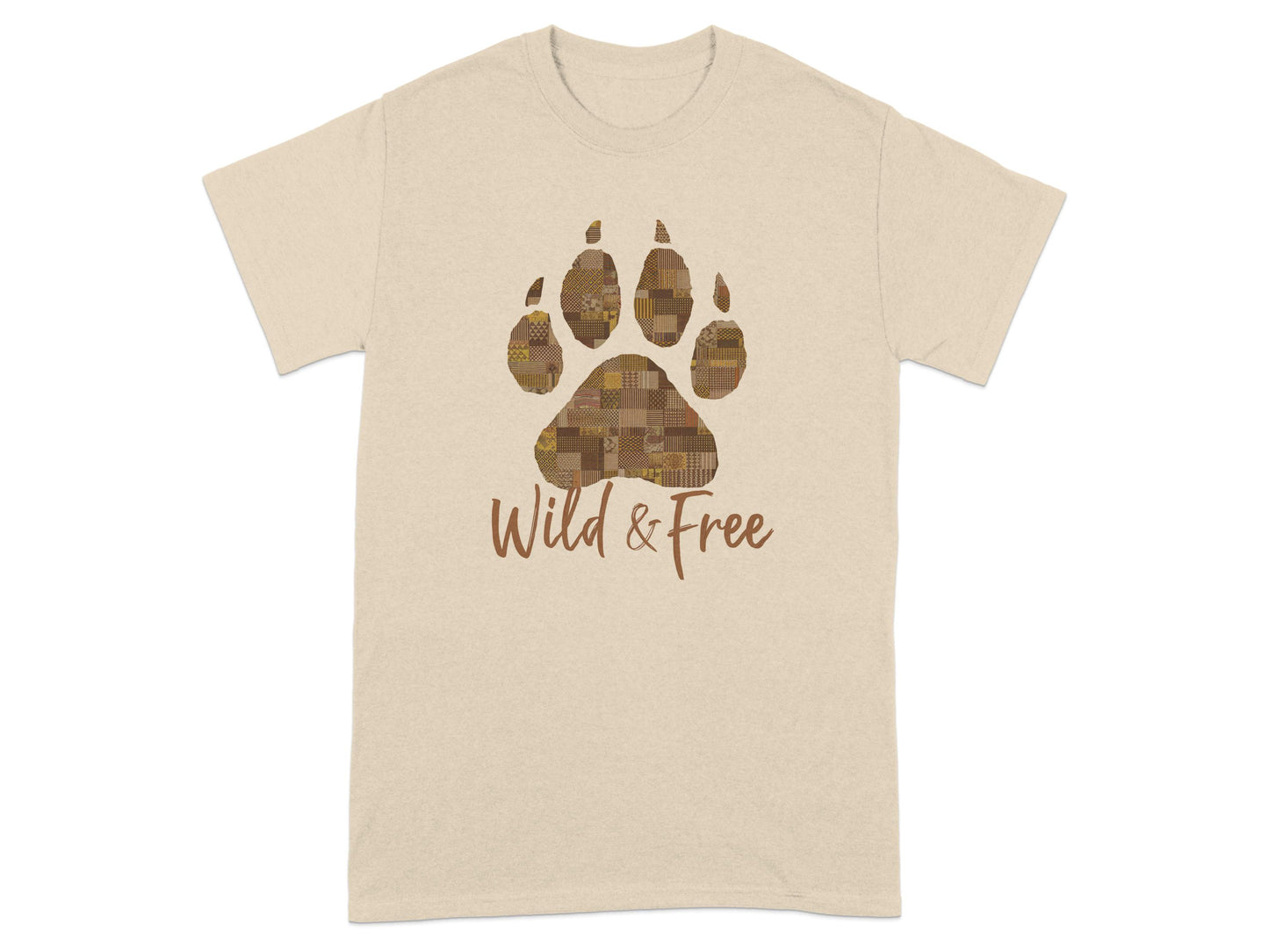 Wild and Free Paw Print Graphic Unisex T-Shirt product type