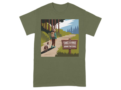 Take A Hike Bring The Dog Graphic T-Shirt product