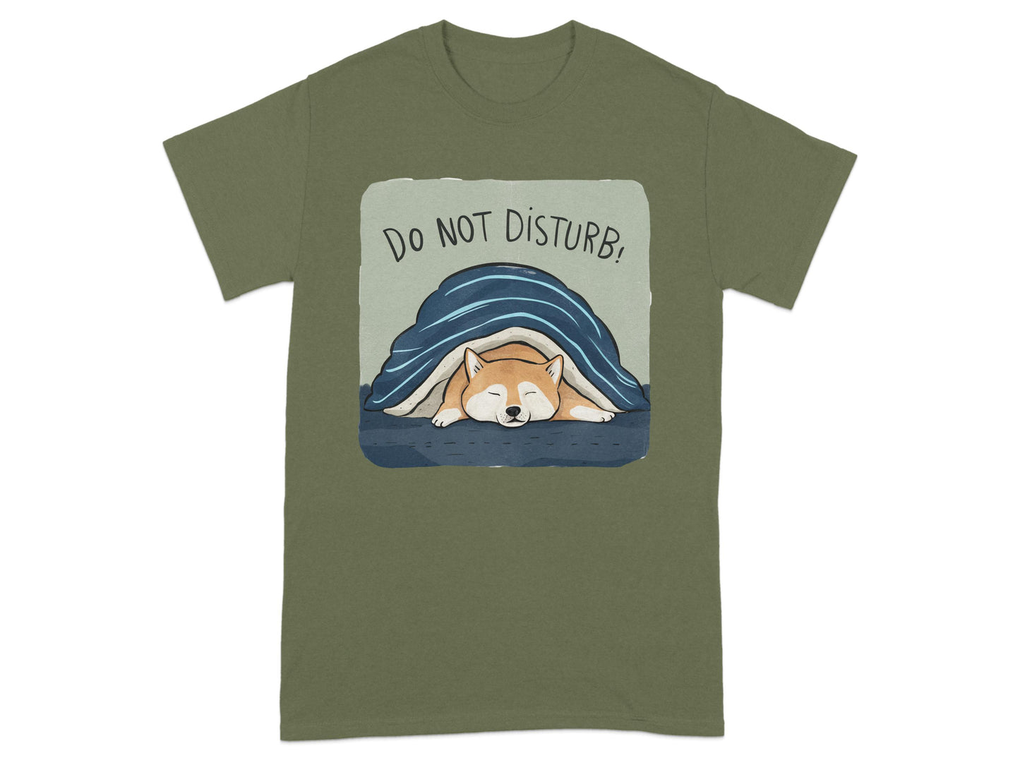 Do Not Disturb Sleeping Dog Graphic T-Shirt product type