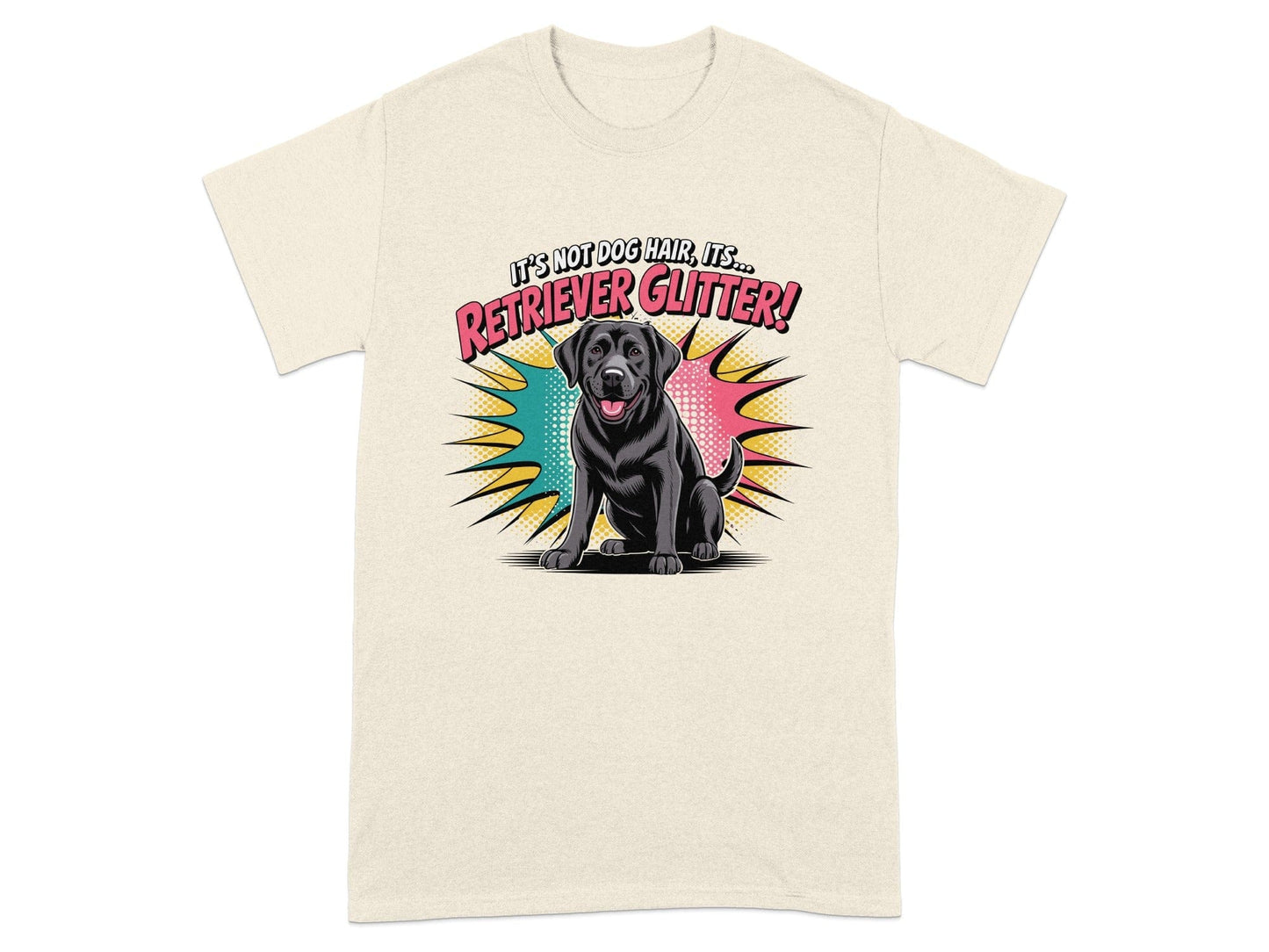Retriever Glitter Dog Hair Funny Shirt product