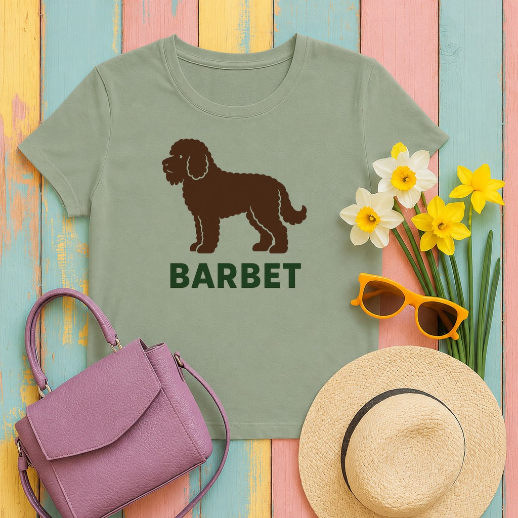 Barbet Silhouette Tee in Sage