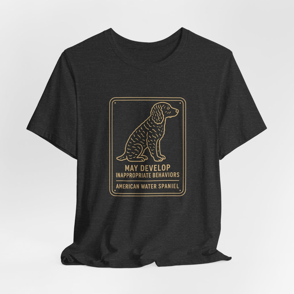 American Water Spaniel May Develop Inappropriate Behaviors Tee