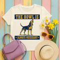 The Howl Is Always Necessary Coonhound T-Shirt in Natural