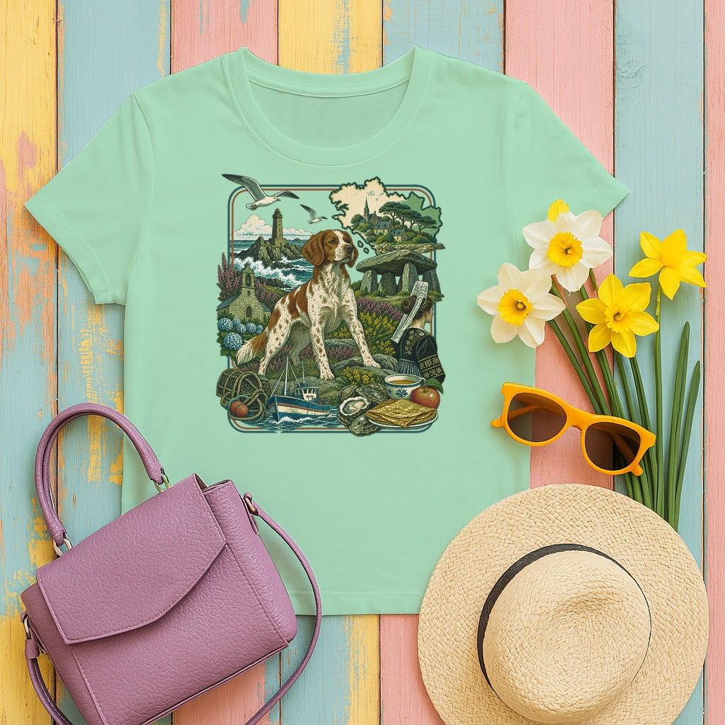 Brittany France Heritage tee, Mint