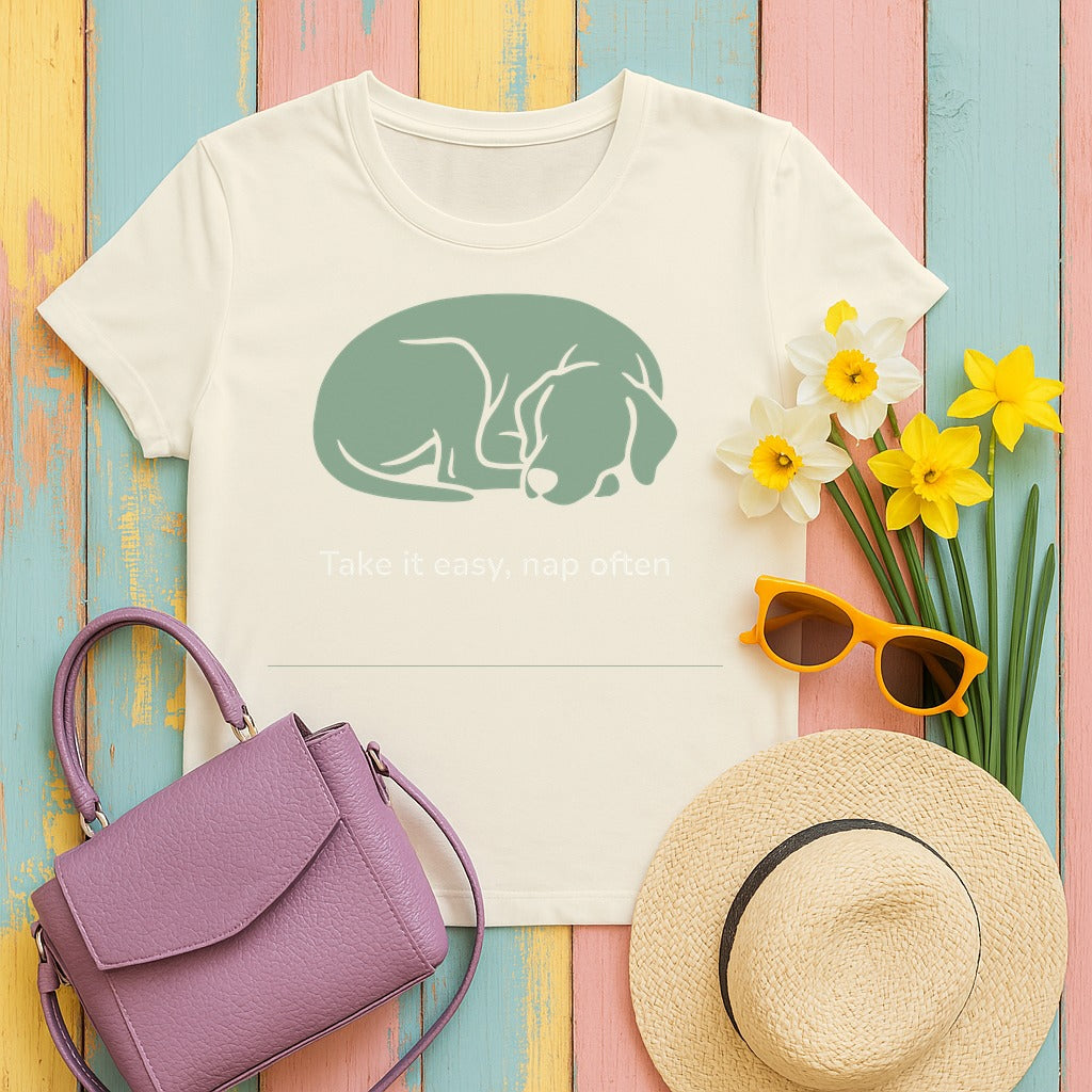 Take it Easy GSP T-Shirt in Ivory