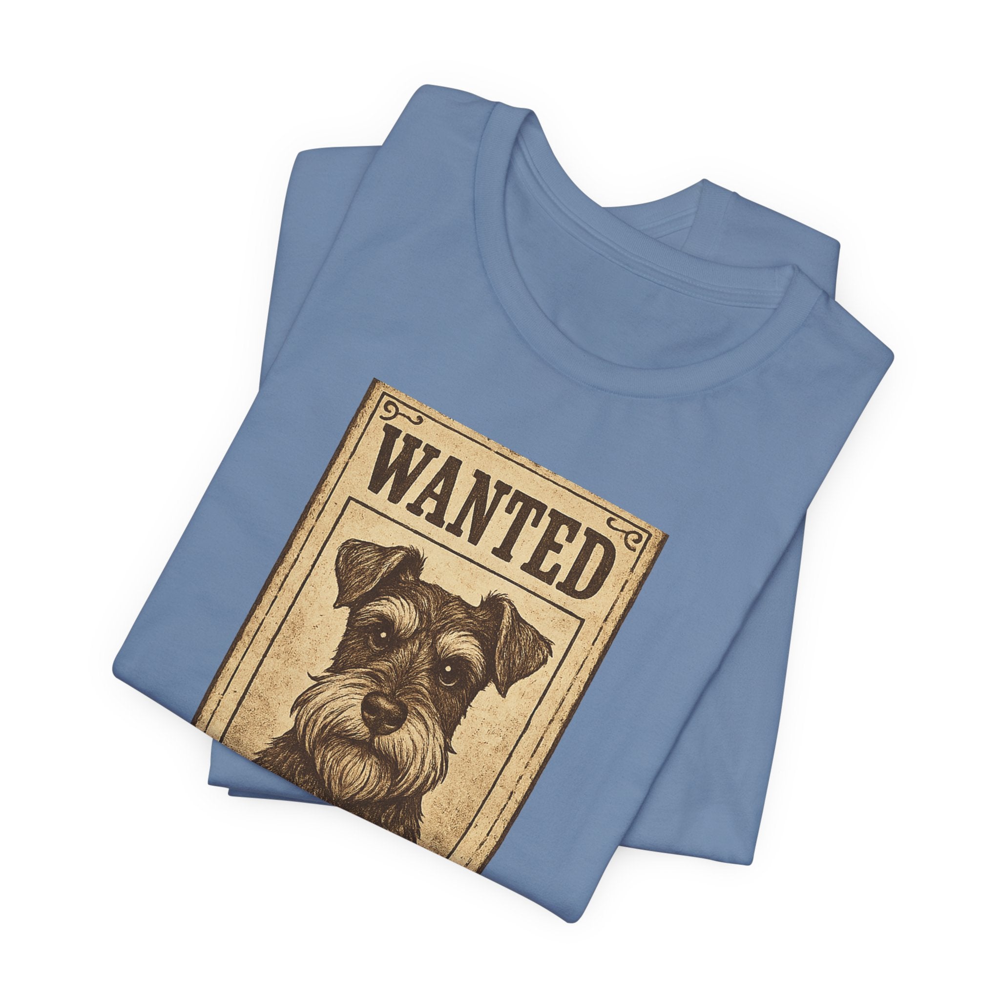 Wanted For Excessive Barking Schnauzer T-Shirt