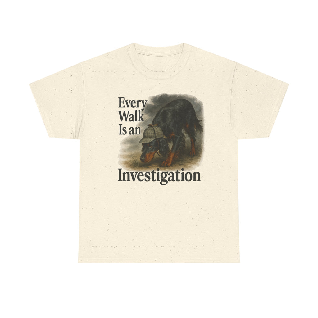 The Canine Investigator Gordon Setter T-Shirt