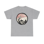 Asian Landscape With Poodle Silhouette T-Shirt