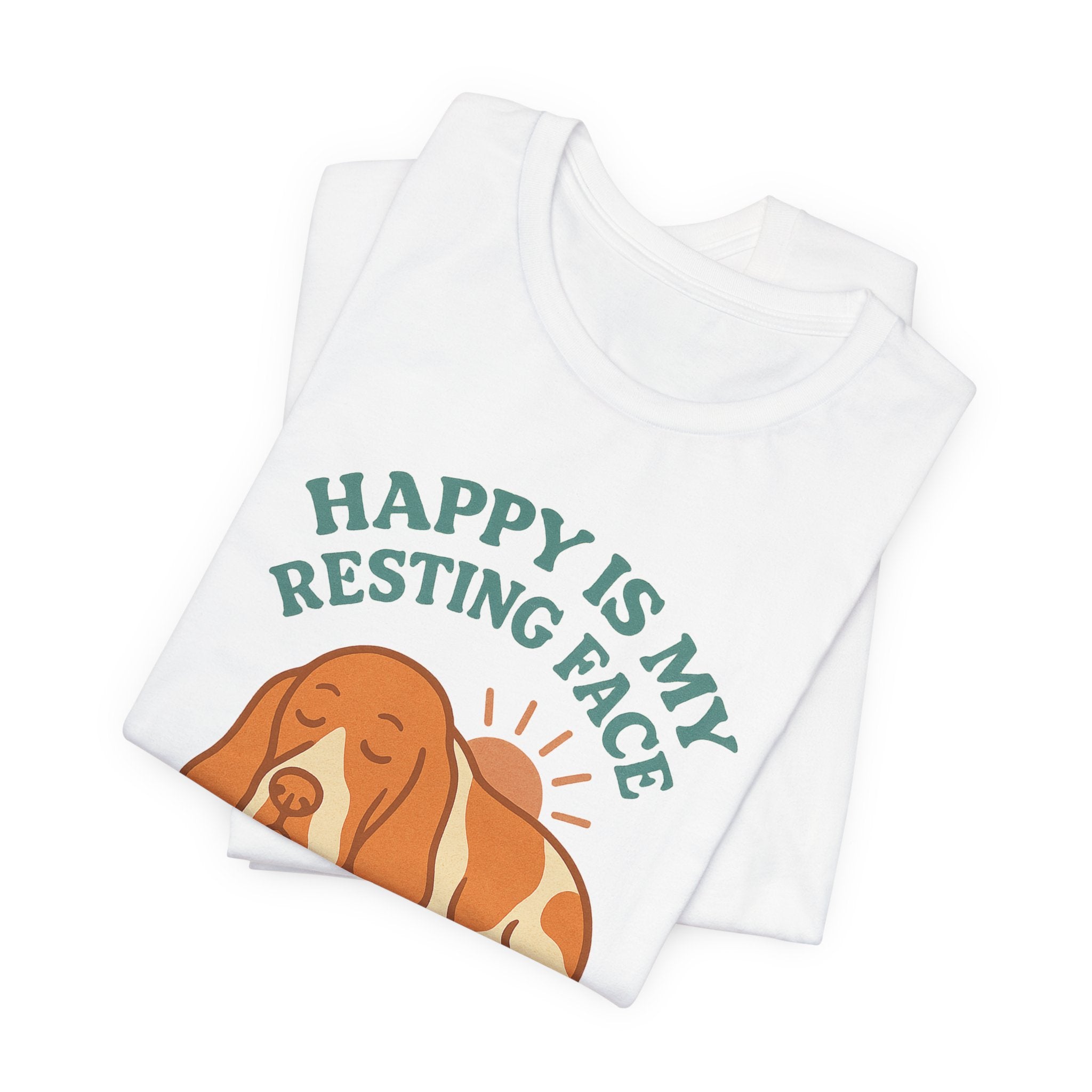 Bracco Italiano Happy Is My Resting Face Tee