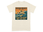 Ocean Beach San Diego Leash The Board Graphic T-shirt product