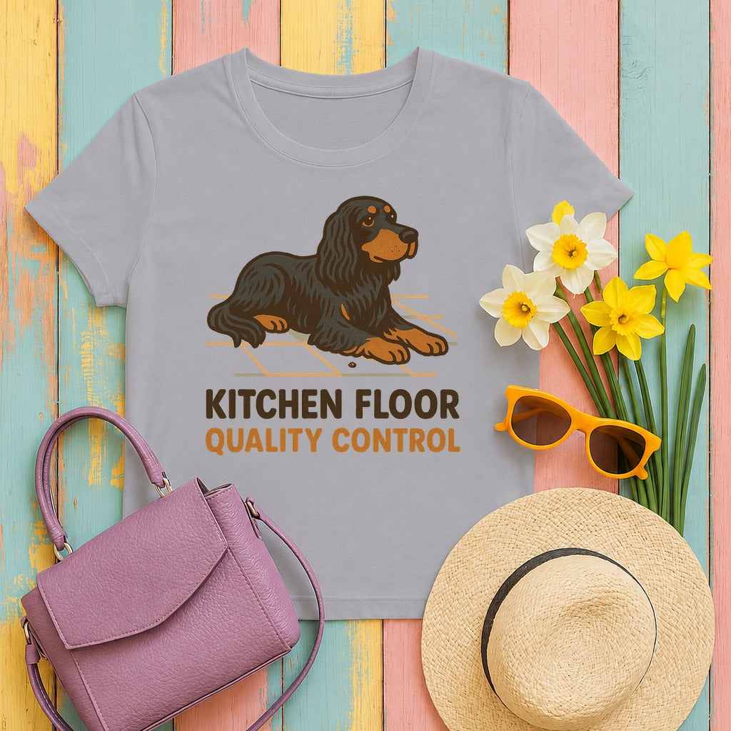 Gordon Kitchen Floor Quality Control Tee in Athletic Heather