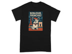 Bonjour Frenchie Graphic Design T-Shirt