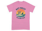 Key West Florida Sunset Boat Graphic Tee product