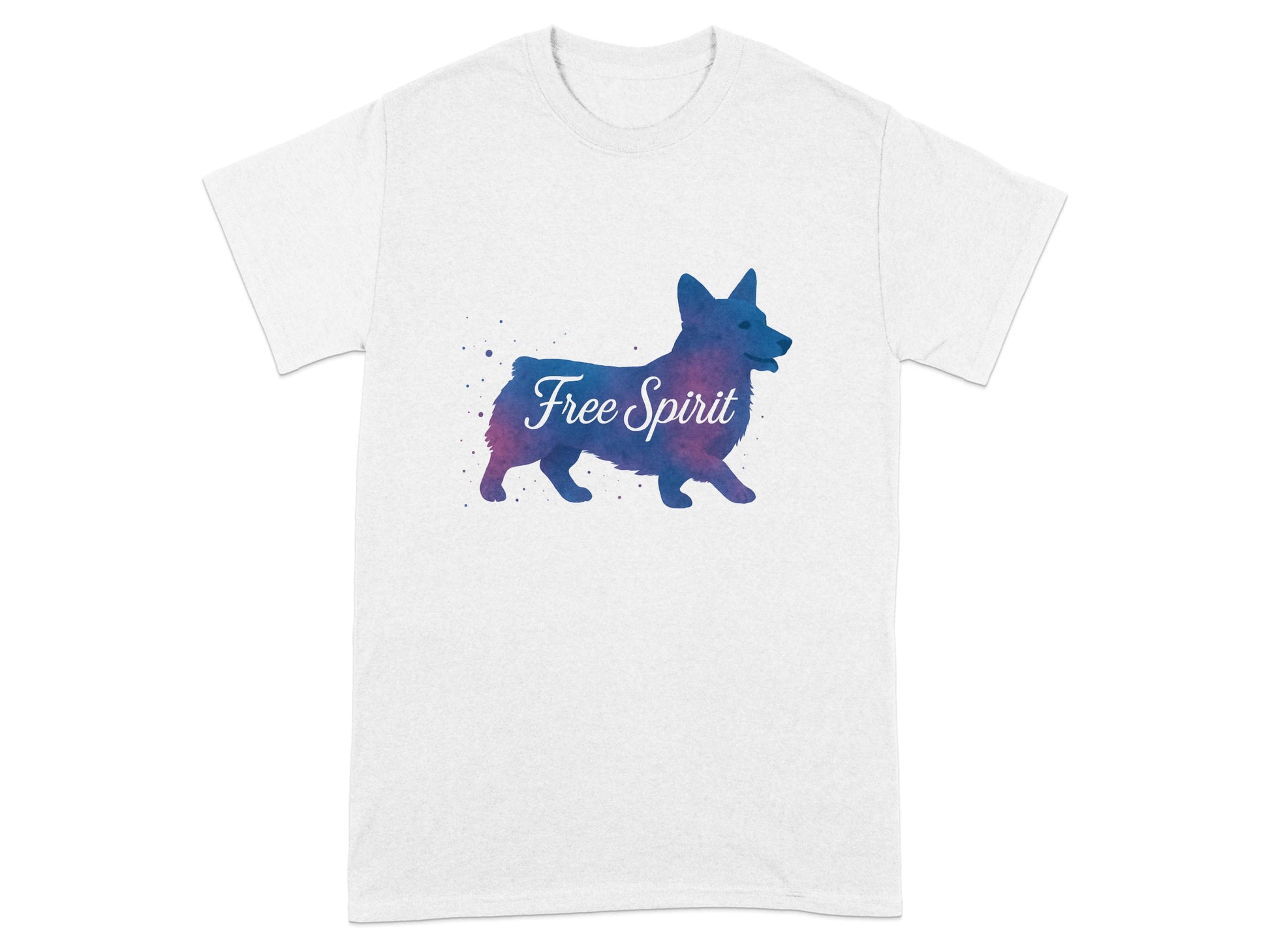 Free Spirit Dog Graphic White T-shirt product type