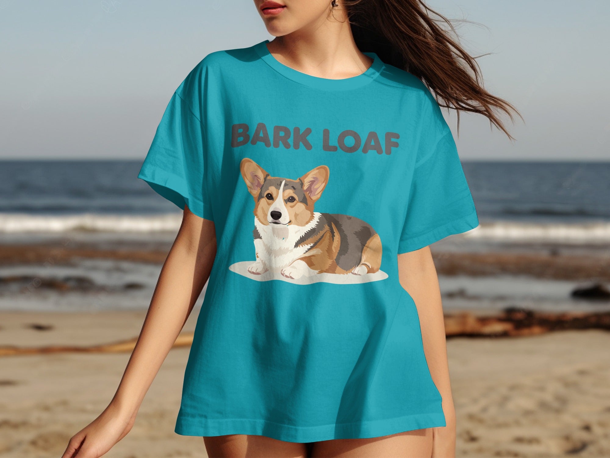 Bark Loaf Corgi Illustration T-Shirt product