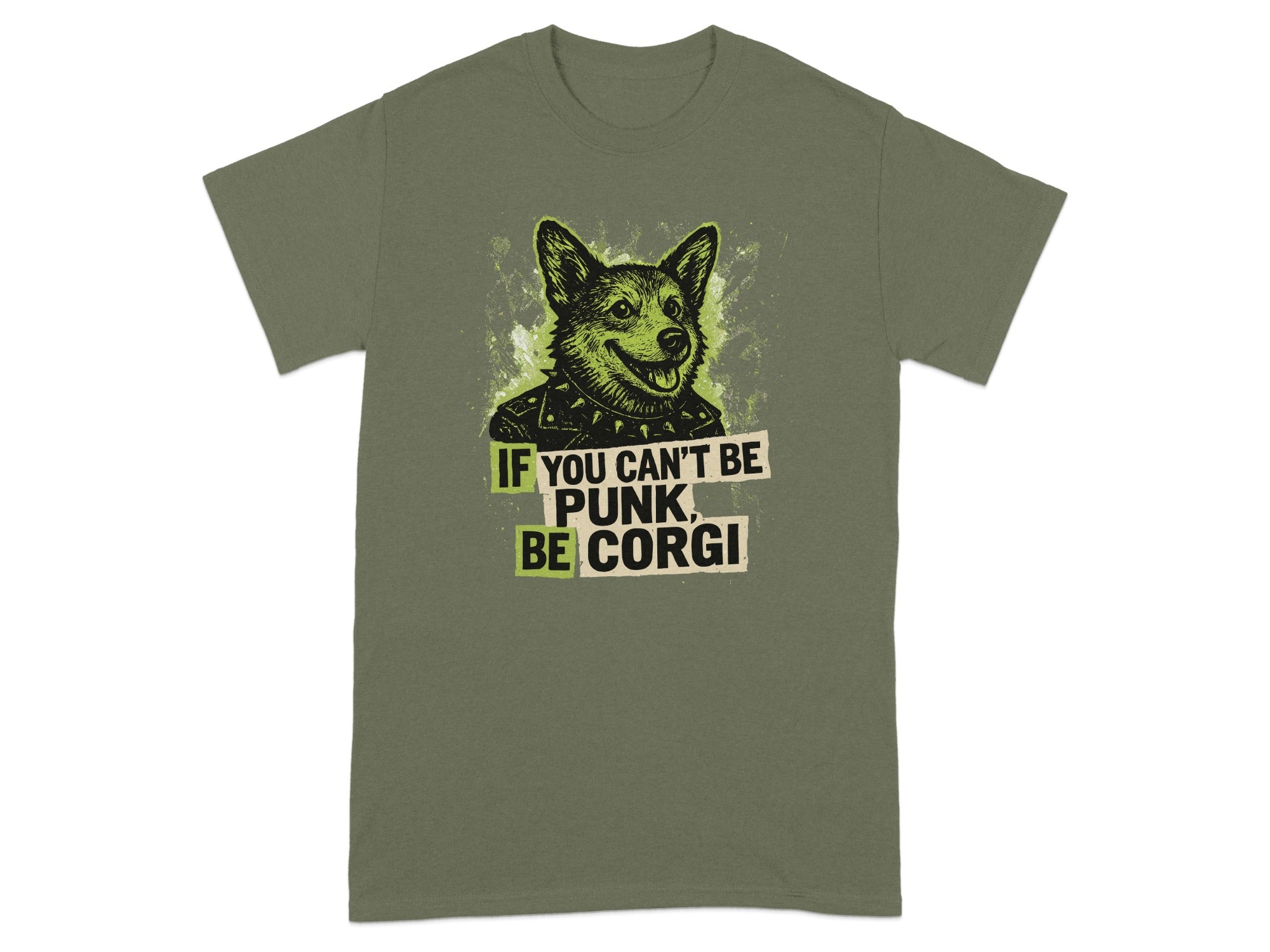 If You Can't Be Punk Be Corgi Graphic Tee