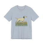 English Setter Points at Butterflies Tee