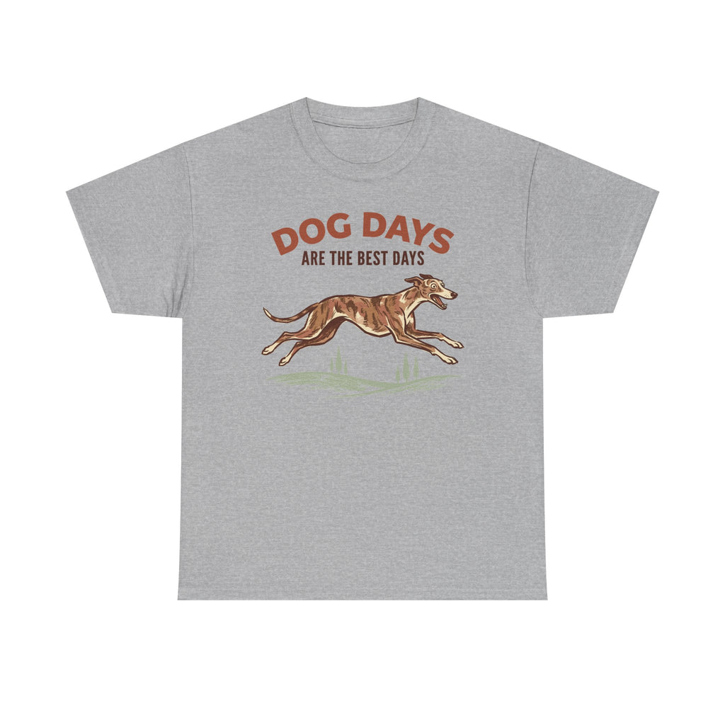 Whimsical Greyhound Dog Days T-Shirt