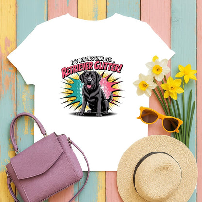 It's Not Dog Hair Retriever Glitter Shirt product type