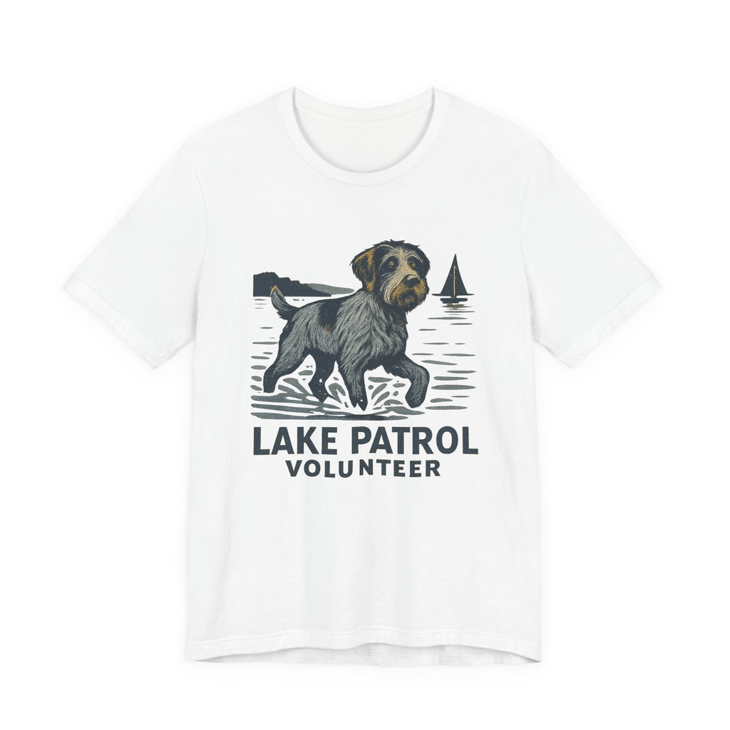 Wirehaired Pointing Griffon Lake Patrol Volunteer Tee